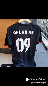 (Free Costum Nama Nomor) Kaos Bola Futsal Pria Dewasa Pakaian Olahraga Jersey Sepak Bola Voli