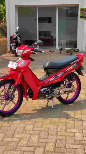 STRIPING FiZ R 98 MERAH ll STRIPING FIZR 98 MERAH ORI ll STICKER LIS FIZR 98 MERAH HITAM BIRU ll stiker fizr 97 merah