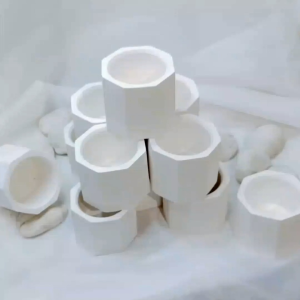 Pot aesthetic tempat lilin oktagon 12 pcs