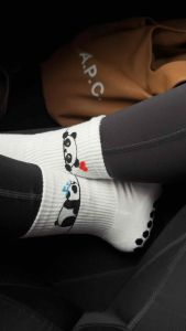 WEAR ALAZ Move & Snooze Panda Non-slip Grip Socks for Pilates Lagree Barre Yoga