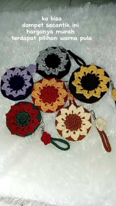 Dompet Rajut Bunga Matahari: Desain Unik Untuk Wanita