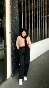 pants cargo higwaist /celana Cargo wanita/celana chino wanita/celana korean style