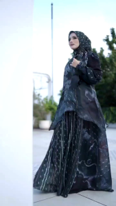 ZAHIRA/LAREESA SERIES by Alya syari Gamis set syari Gamis terbaru