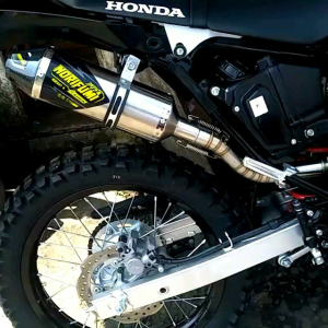 Knalpot Norifumi Rocket 4 Stainless CRF150LKLX150 Dtracker dan WR155r