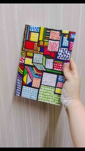 A5 size Colouful patterns notebook -Inner lines