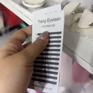 Label Dán Lông Mi decal Xi Bạc Bồi Giấy Dày (Không có dính line keo sẵn )- Mix(8-16mm)Set 10cái