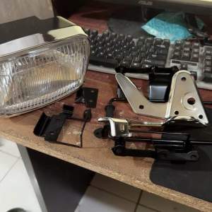Lampu depan rx king dan breket atau lampu oval rx king