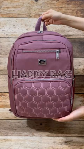 Tas Ransel/Backpack Chibao Kanvas Bordir 6ruang (Muat Laptop)
