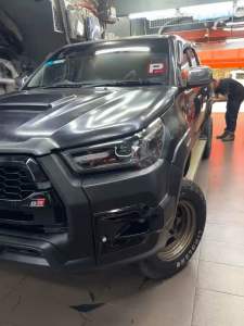 (GR BUMPER) Toyota Hilux Vigo 2005-2014 Convert To Rogue GR Front Bumper Bonnet Fender Arch Head Lamp Headlamp