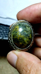 Batu cincin badar perak natural