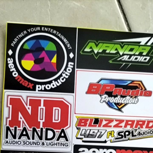 Stiker Sound | Stiker 1 Lembar | Stiker Pack Ukuran 21cmx31cm