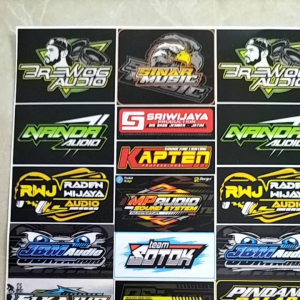 Stiker Sound | Stiker 1 Lembar | Stiker Pack Ukuran 21cmx31cm