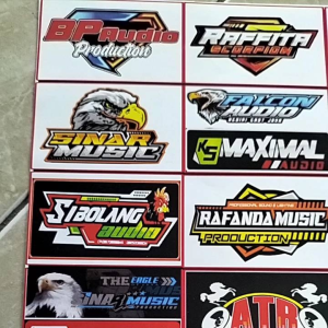 Stiker Sound | Stiker 1 Lembar | Stiker Pack Ukuran 21cmx31cm