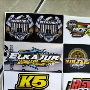 Stiker Sound | Stiker 1 Lembar | Stiker Pack Ukuran 21cmx31cm
