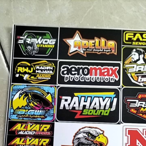 Stiker Sound | Stiker 1 Lembar | Stiker Pack Ukuran 21cmx31cm