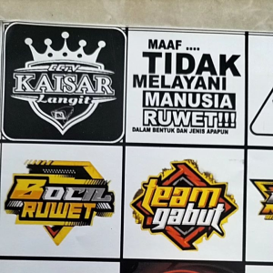 Stiker Kata-Kata & Stiker Pack: Desain Unik dan Kualitas Tinggi