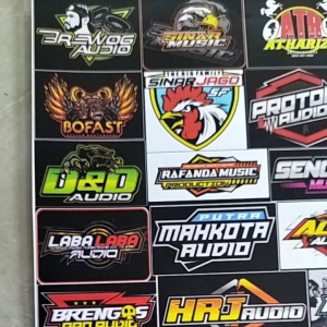 Stiker Sound | Stiker 1 Lembar | Stiker Pack Ukuran 21cmx31cm