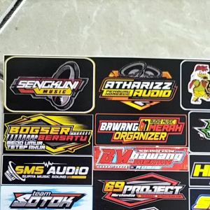 Stiker Sound | Stiker 1 Lembar | Stiker Pack Ukuran 21cmx31cm
