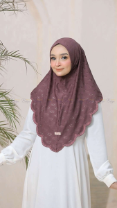 (BASYA) AGHNIA MALAY KIPAS KORNELI•hijab instan malay•kerudung bergo non pet•jersey katbol•jilbab bolong•hijab instan jaguard•finishing bordir•jilbab instan•