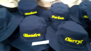 Topi Rimba anak 1-9 tahun free bordir nama sendiri