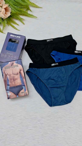 [3 Pcs] BODYLOVE Mens Briefs Lelaki Spender Microfiber Underwear Menswear Seluar Dalam Lelaki Spender Kain Lembut 1859