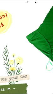 Kerudung Sekolah Warna Hijau NU Motif Vita