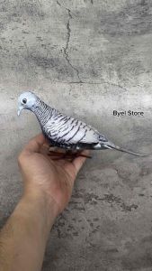 Patung jontrot burung perkutut lokal / perkutut jawa