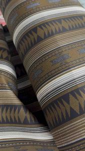 Brown Etnik Stripe | Traditional Design Fabrics Textile Tela | Katutubo 60 inches width sold per yard (Continuous/uncut) by Lasuerte