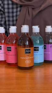 ASFA Brightening Shower Scrub 300ML Sabun Cair Sabun Mandi Mencerahkan