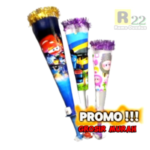 PROMO GROSIR MURAH 50 PCS - Trompet Karakter Lucu - Trompet Plastik - Trompet Ultah - Trompet Tahun Baru - Trompet Murah - Trompet Grosir - Trompet Viral - Promo Grosir Murah 50 Pcs - Ukuran Kecil
