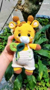 Thú nhồi bông hươu baby móc len thủ công đồ chơi an toàn cho bé