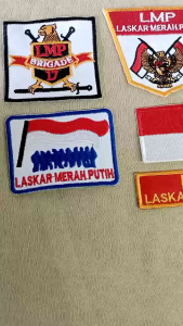Bordir LMP Laskar Merah Putih: Desain & Aksesoris Patriotik