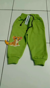 Jogger Anak 3D Ekor Animal Motif TIGGER Laki-laki/Perempuan Usia 1-5 Tahun Bahan Fleece Premium