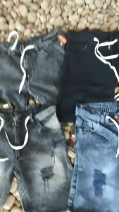 JEANS PENDEK SOBEK CELANA PENDEK ANAK UMUR 8-15 TAHUN