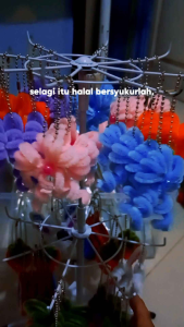 gantungan lucu / kawat bulu mercy / gantungan kunci kelinci