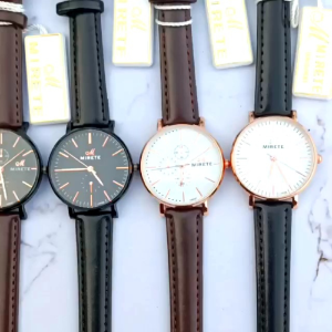 Jam Tangan Pria Strap Kulit Jam Tangan Strap Kulit Bestseller Terbaru Fashion Pria Terbaru Simple Elegan Anti Air