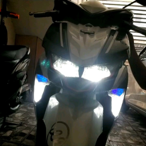 Double Contact LED light T10 Dual Mode Two color Daytime Park light Turn signal Bulb Amber Yellow Orange White Red Blue 12V