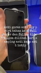anti gores kaca anti spy anti intip INFINIX NOTE 10PRO NOTE 11PRO NOTE 12PRO NOTE40 NOTE 30PRO NOTE 12VIP NOTE 8 NOTE 7LITE GT 10PRO GT 20PRO ZERO 5G SMART 7 SMART 9HD SMART 6PLUS SMART 8PRO HOT 50i HOT 40i HOT 40PRO anti gores kaca fullayar