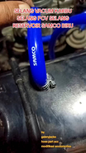 Paket Selang Samco: Selang Vacum Karbu, Reservoir, & PCV Starlet