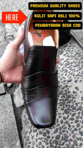 SEPATU PANTOFEL FORMAL PRIA ( GARANSI KULIT SAPI 100% ) MODEL 6004 COKLAT ( PREMIUM HIGH QUALITY )