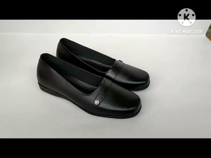 Sepatu Kerja Flat Wanita Kulit
