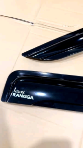 Talang Air Hilux Rangga 2025 2026 2027 2028 Side Viso Flat Slim Injection Hitam