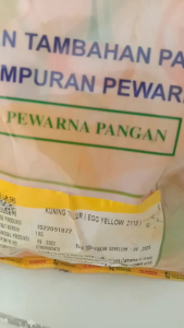 Pewarna egg yellow 2115 1kg