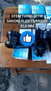 STEM SAKONI STANG HANDLEBAR SEPEDA MTB FULL ALOY 318MM