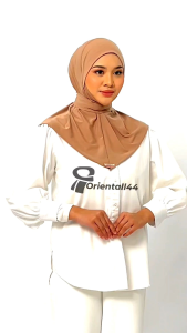 ORIENTALL44 - Hijab Bergo Sporty Winter Inner Nikob Jersey / Jilbab Instan Terbaru Bergo Sporty