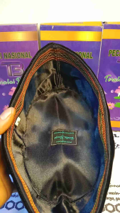 Cod peci teratai bunga songkok kopiah albalad teratai bunga peci hitam premium bisa di cuci