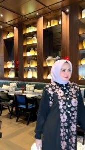 DRESS GAMIS MODE SYAZANI TERBARU BY RESTU MANDEH 100% ASLI REAL ADA MODE ADELIA SOFIANA