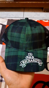 Topi Trucker Rickards Original Second Motif Tartan Hitam