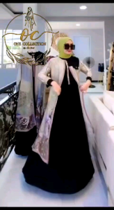 Gamis Elegan Terbaru 2024 Edisi Mulan Dress Produk One Collection