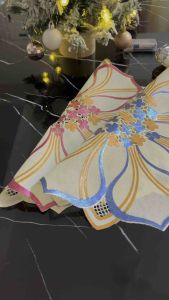 COD Round pvc gold imitation lace hot gold placemat coaster 38cm